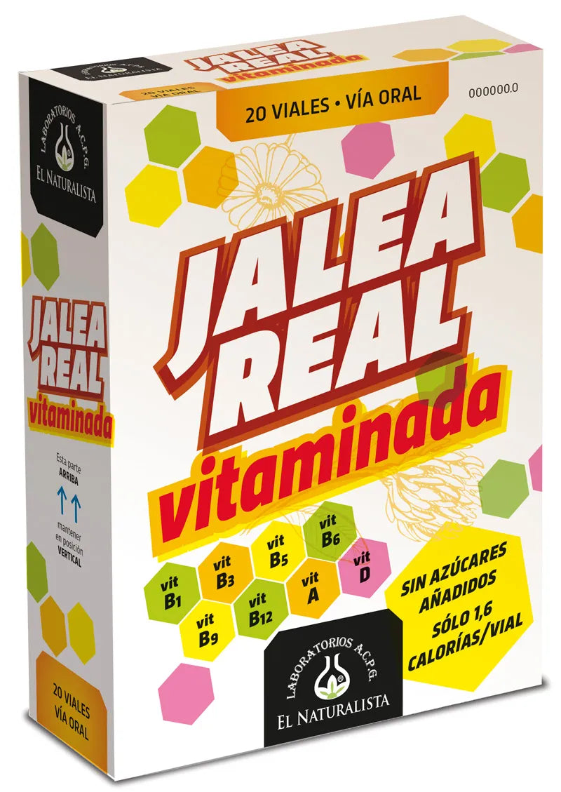 EL Natural Jalea Real Vitaminada 20 Viales Abre Facil