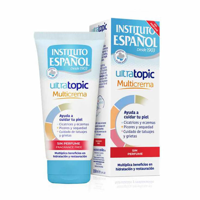 Instituto Español Ultratopic Multi-Crema Sin – Perfume Unisex, 150 ml