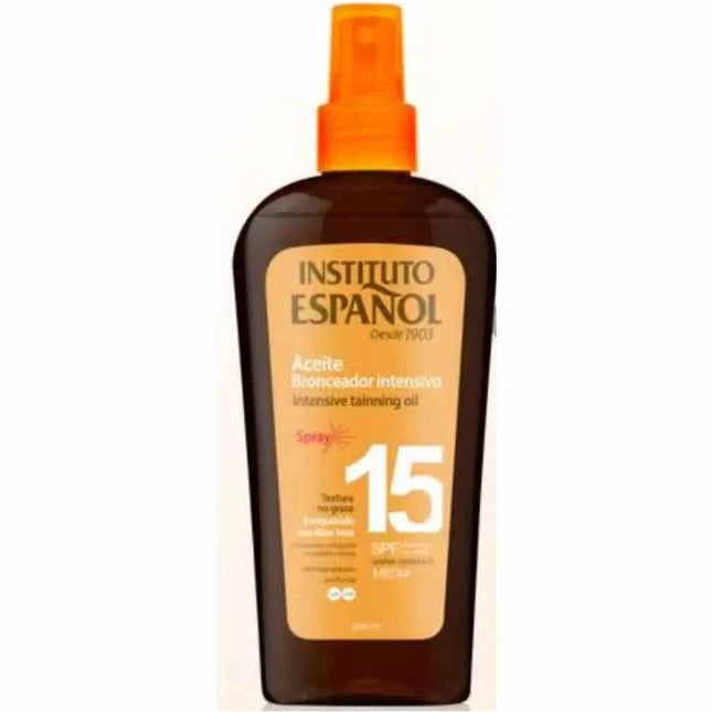 Instituto Español Intensive Tainning Oil Spf15 – Spray Unisex, 250 ml