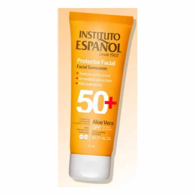 Instituto Español Facial Sunscreen Aloe Vera Spf50 Unisex, 75 ml