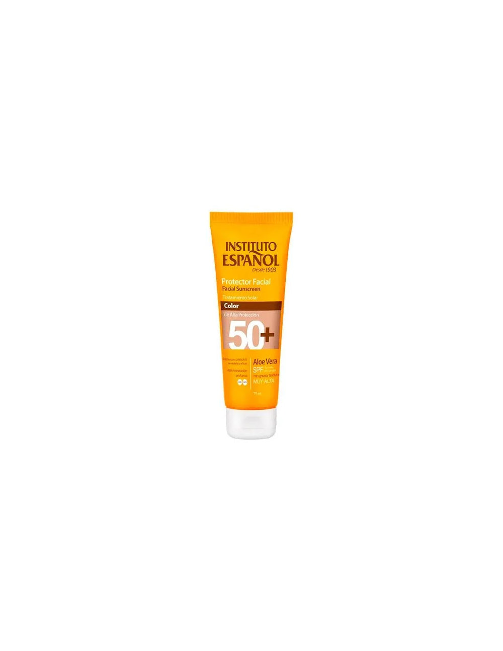 Instituto Español Sol Tubo Facial Color Spf50 Unisex, 75 ml