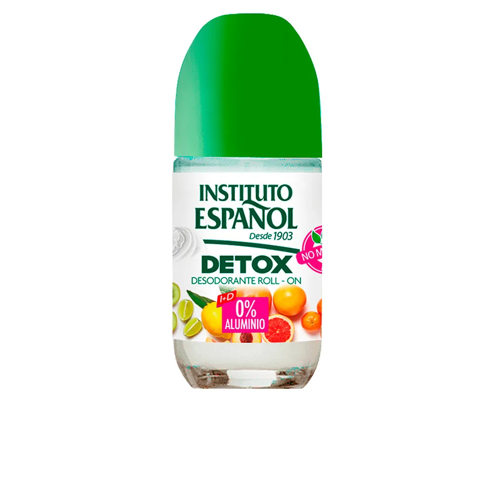 Instituto Español Detox 0% Aluminium Roll On – Deodorant Unisex, 75 ml