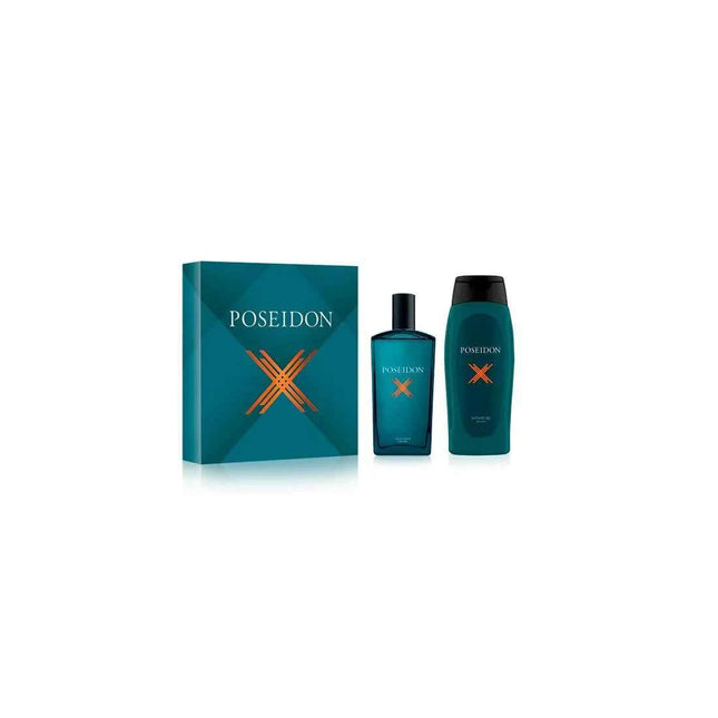 Instituto Español Set Poseidon X – Eau de Toilette Unisex 100 ml Gel, 250 ml