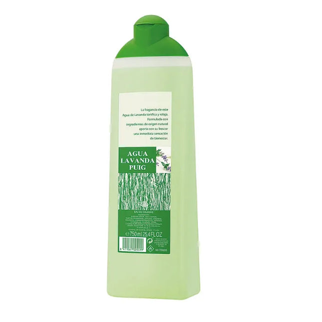 PUIG Agua Lavanda – Eau de Cologne for Men, 750 ml