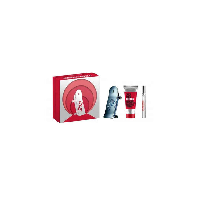 Carolina Herrera Set 212 Heroes Men – Eau de Toilette for Men 90 ml Eau de Toilette 10 ml@