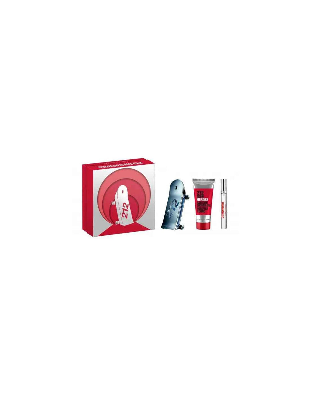 Carolina Herrera Set 212 Heroes Men – Eau de Toilette for Men 90 ml Eau de Toilette 10 ml@