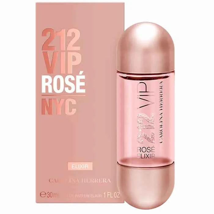 Carolina Herrera 212 Vip Rosé Elixir – Eau de Parfum Unisex Spray, 30 ml