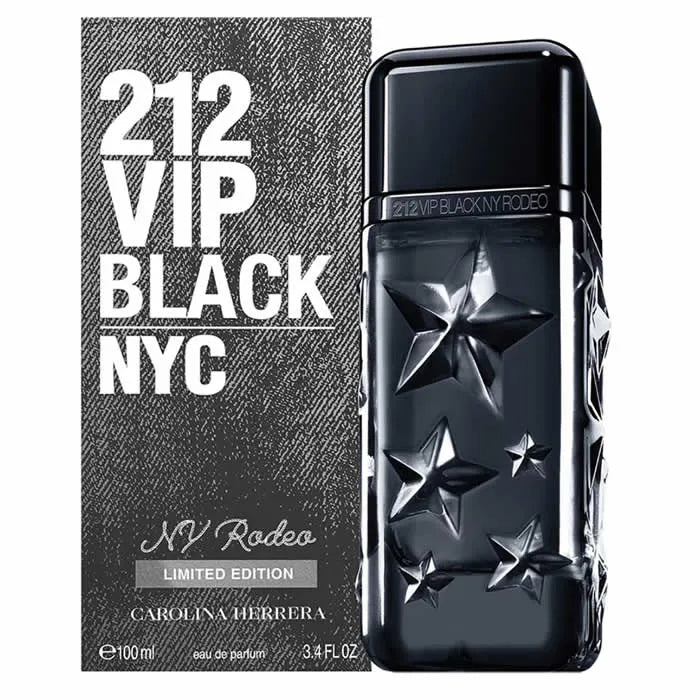 Carolina Herrera 212 Vip Black Ny Rodeo – Eau de Parfum for Men Spray 100 ml Limited Edition