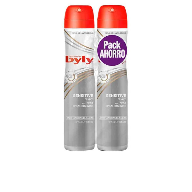 BYLY Sensitive – Deodorant Spray Unisex, 2x200 ml