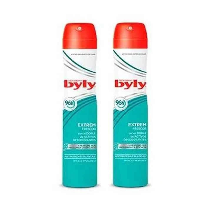 BYLY Extrem Frescor – Deodorant Spray Unisex, 2x200 ml