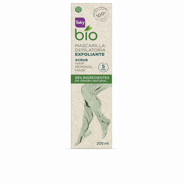 TAKY Bio Natural Exfoliante Mascarilla Depilatoria Unisex, 200 ml