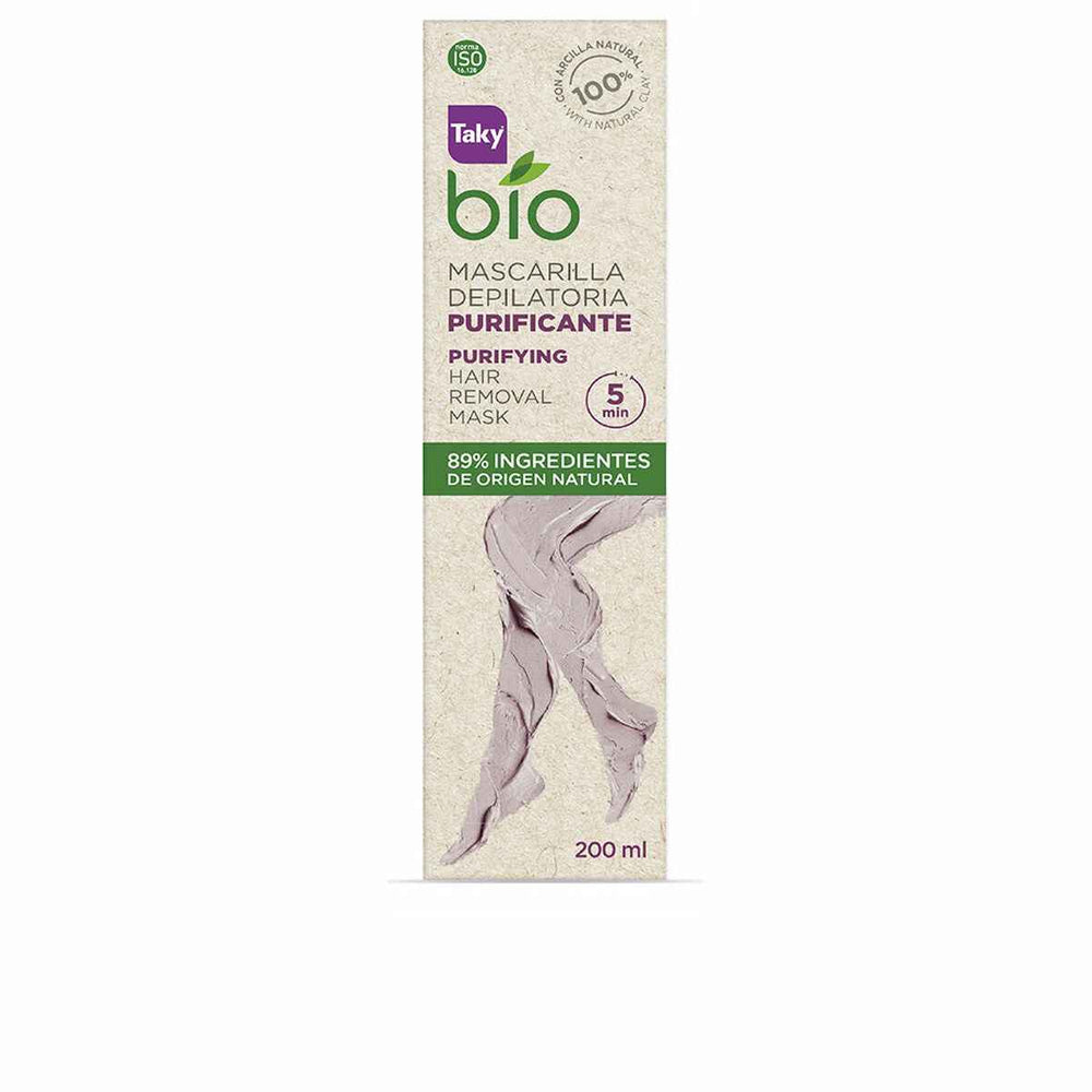 TAKY Bio Natural Purificante Mascarilla Depilatoria Unisex, 200 ml