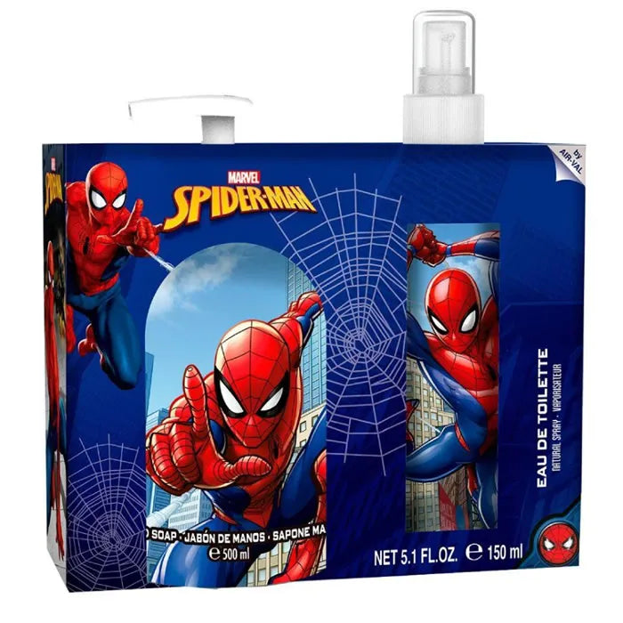 Marvel Spiderman – Eau de Toilette Unisex Spray 150 ml, Set 2 Pieces