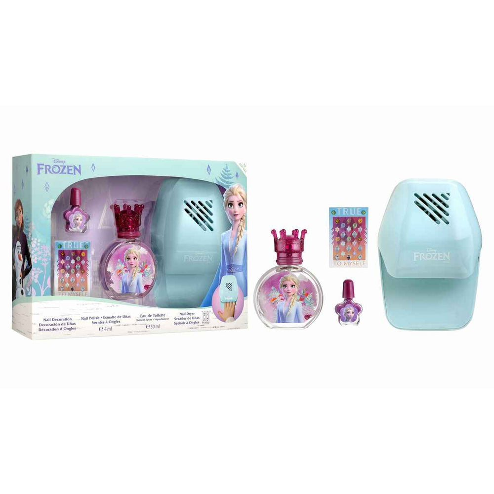 Disney Frozen Niños – Eau de Toilette Unisex 50 ml Spray Esmalte De Uñas 1u Decoración De Uñas 1u