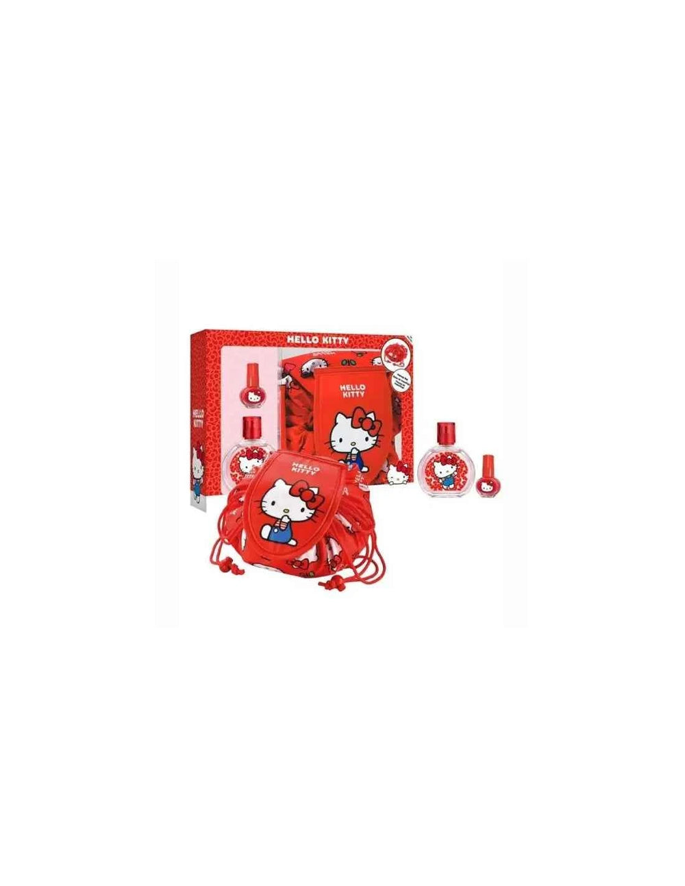 Cartoon Est Hello Kity – Eau de Toilette Unisex 50 ml Bolsa Maquillaje Esmalte U As