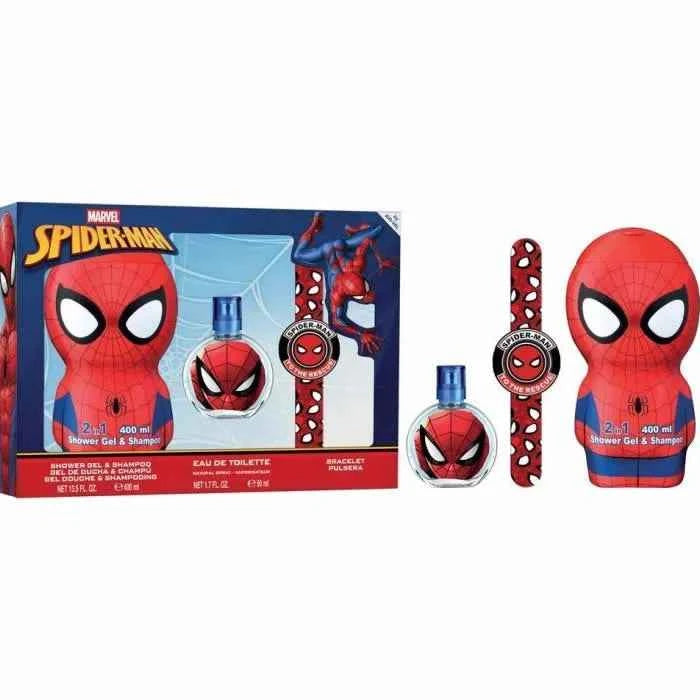 Marvel Spiderman – Eau de Toilette Spray 50 ml, Set 3 Pieces
