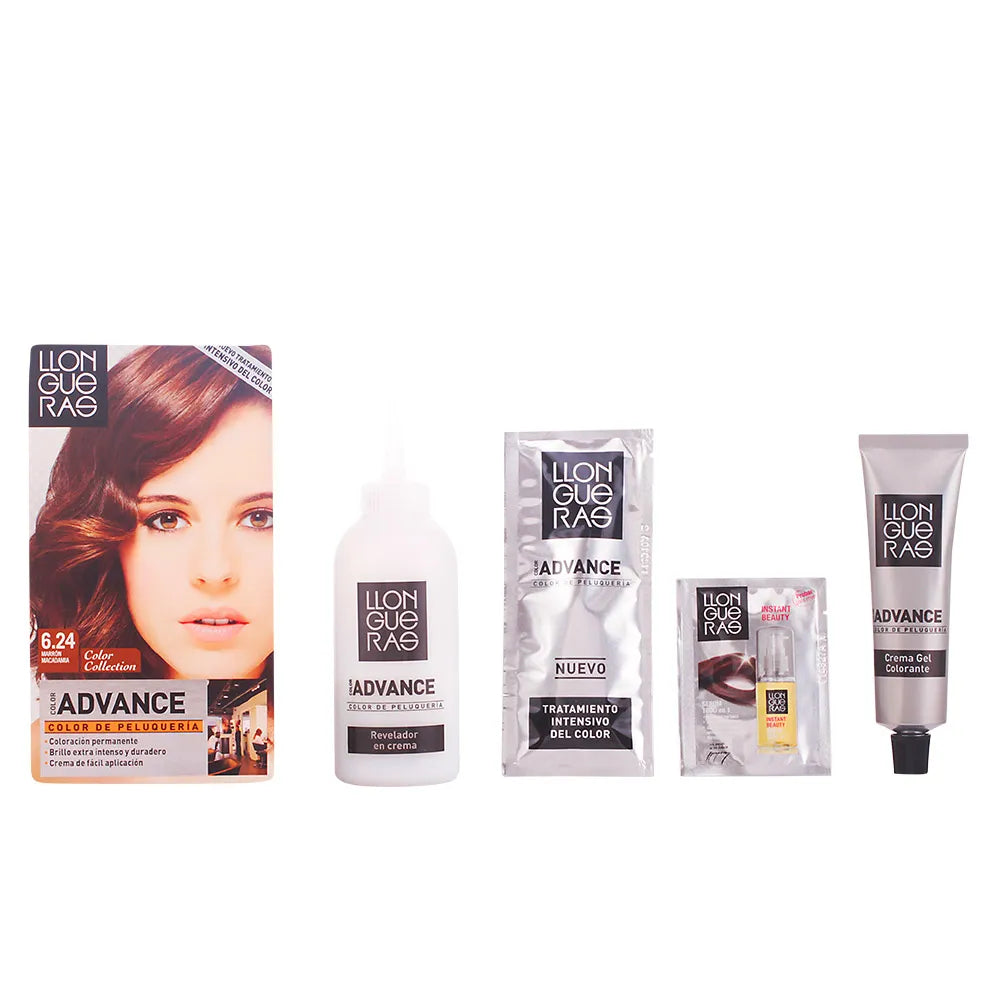 Llongueras Color Advance Hair Colour 6,24 Macadamia Brown Unisex