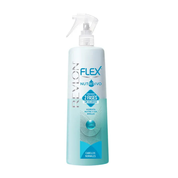 Revlon Flex 2 Stage No Rinse – Conditioner Normal Hair Spray Unisex, 400 ml