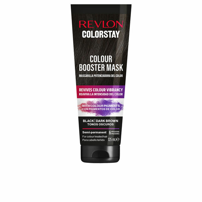 Revlon Colorstay Mascarilla Potenciadora Del Color Black Unisex, 125 ml