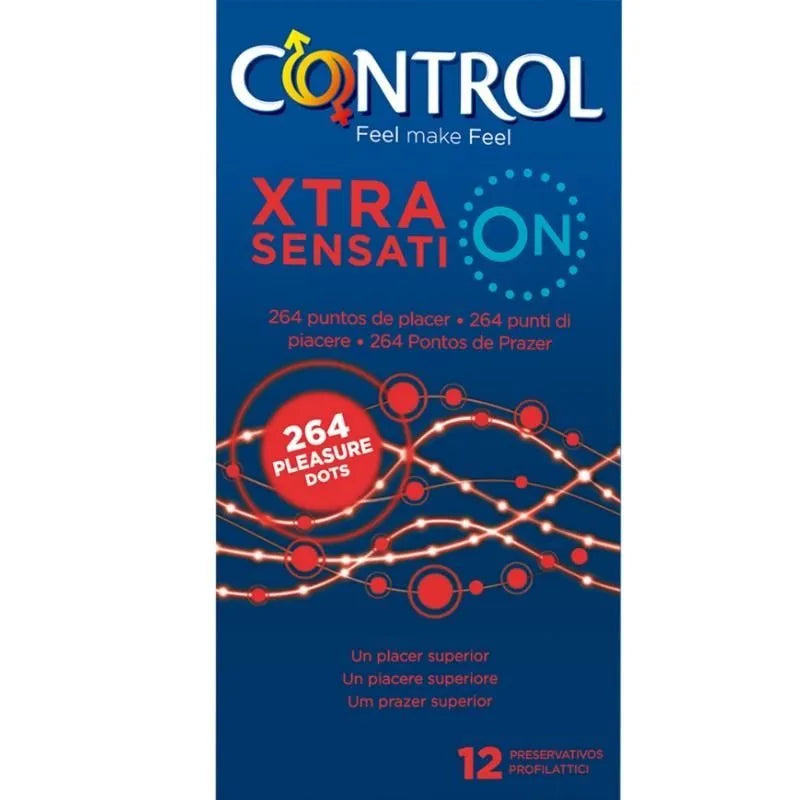 Condoms Control Xtra Sensation, 12 Pieces