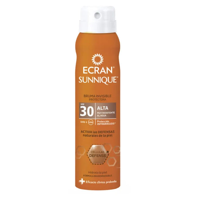 Ecran Sunnique – Spray Protection Spf30 Unisex, 75 ml