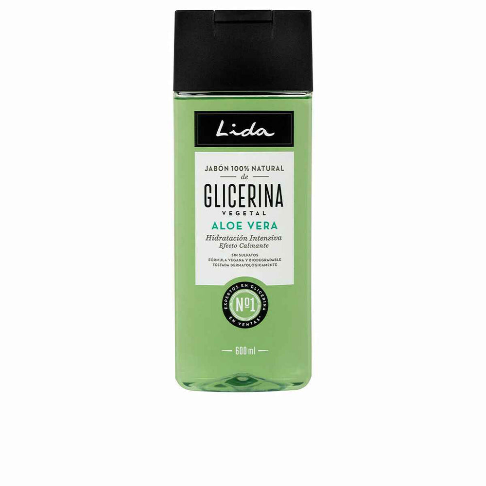 LIDA Jabón 100 Natural Glicerina y Aloe Vera Unisex, 600 ml