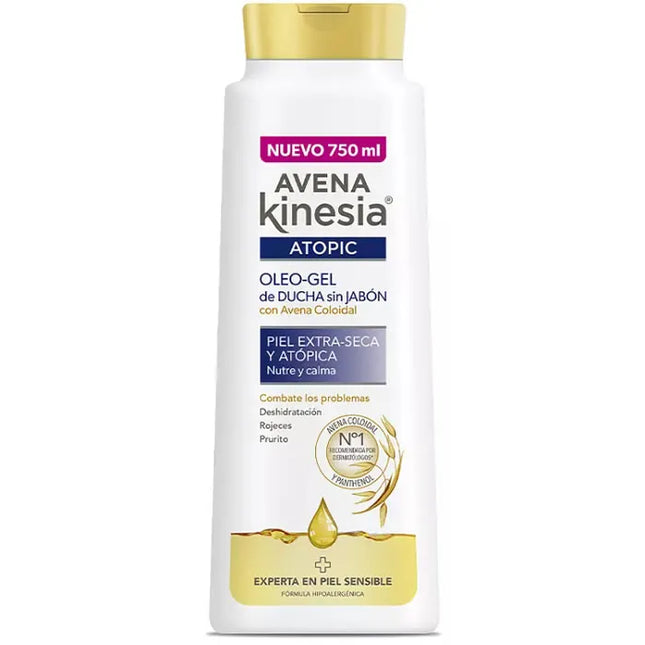 Avena Kinesia Avena Atopic Oleo Soap Free Shower – Gel Unisex, 750 ml
