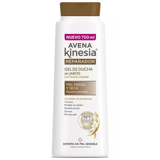 Avena Kinesia Reparador Soap Free Shower – Gel Unisex, 750 ml