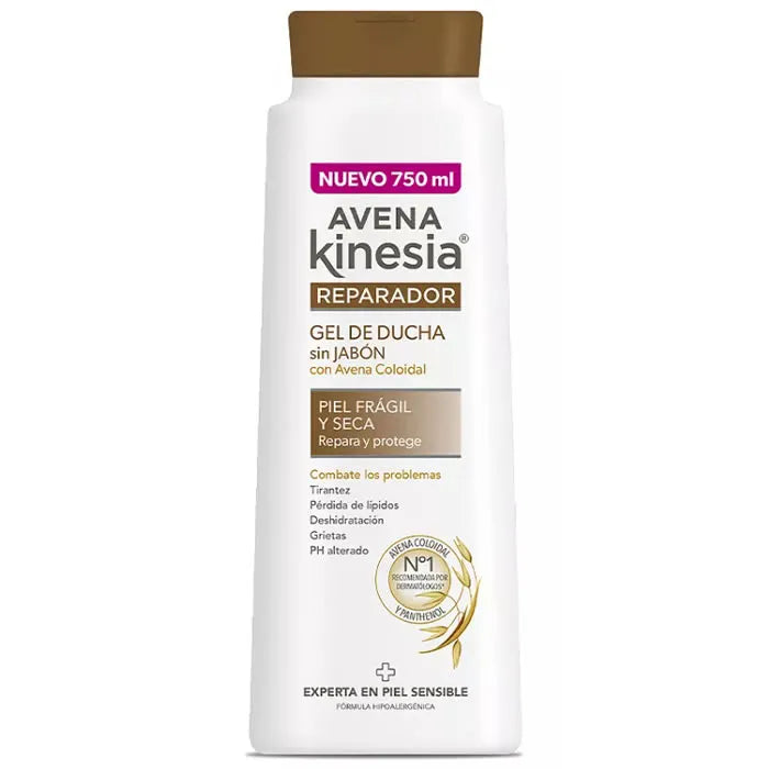 Avena Kinesia Reparador Soap Free Shower – Gel Unisex, 750 ml