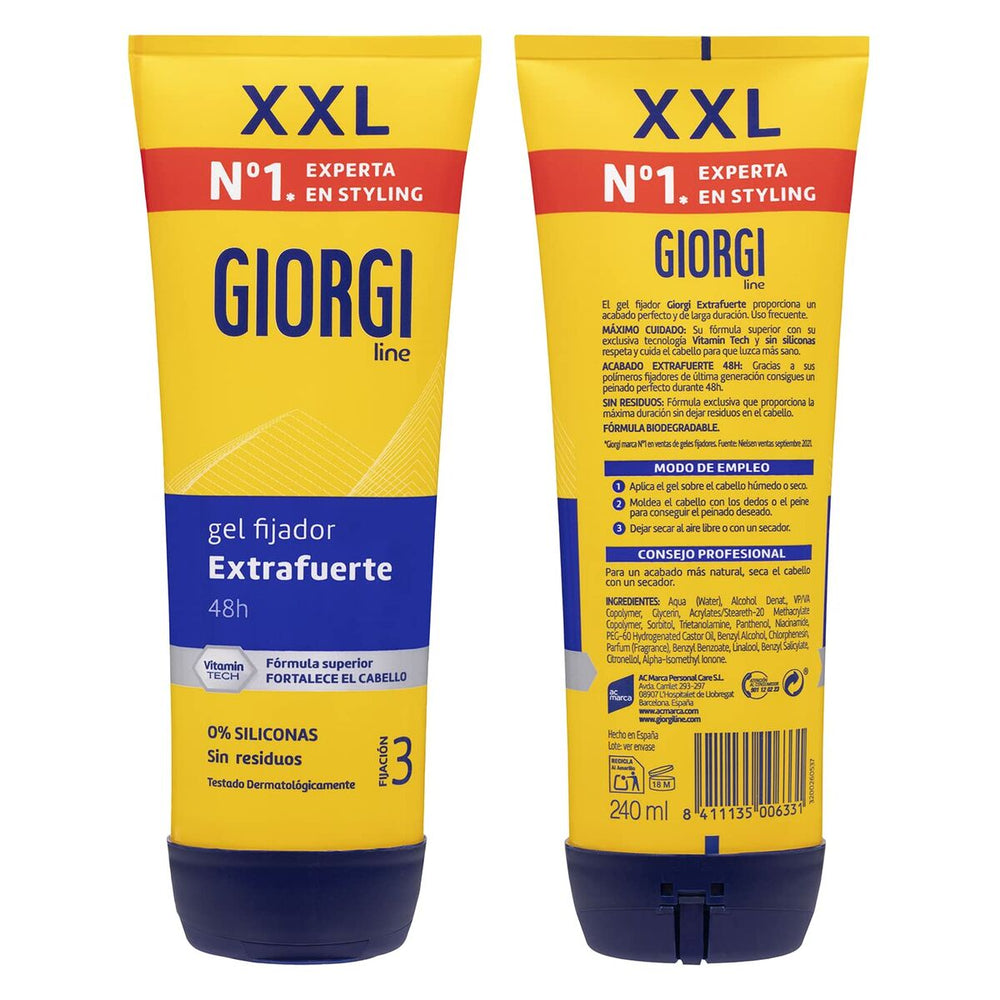 Giorgi LINE Extrafuerte – Gel Fijador N3 Unisex, 240 ml