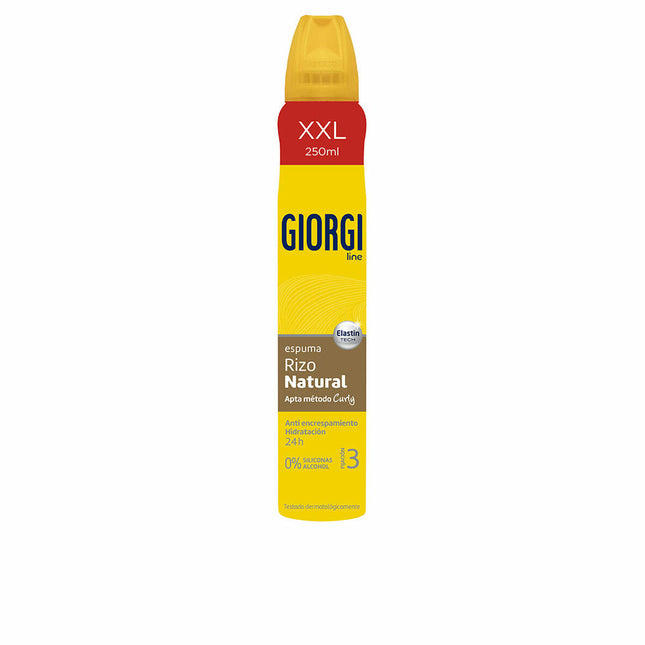 Giorgi LINE Rizo Natural Espuma Fijadora Método Curly N3 Unisex, 250 ml