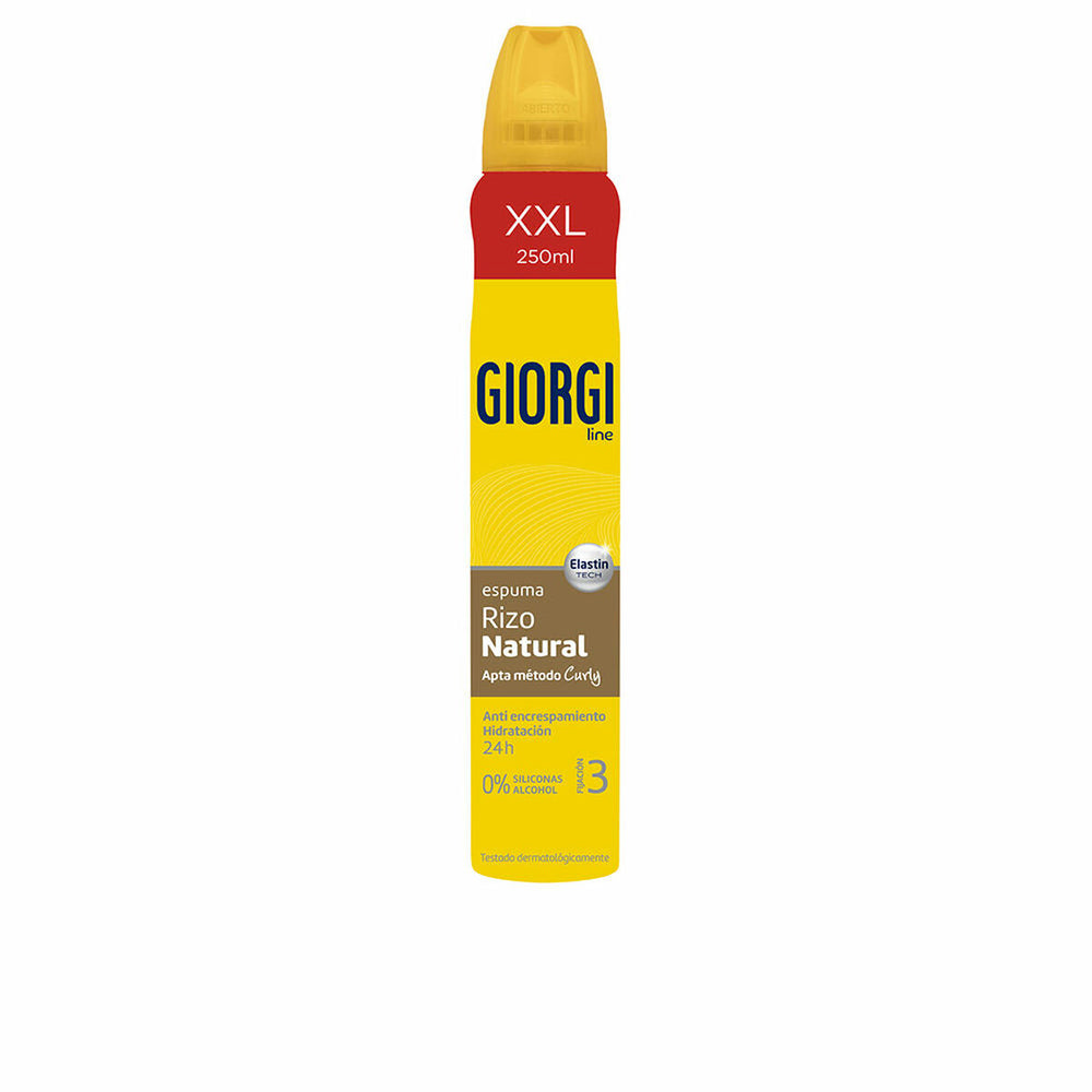 Giorgi LINE Rizo Natural Espuma Fijadora Método Curly N3 Unisex, 250 ml