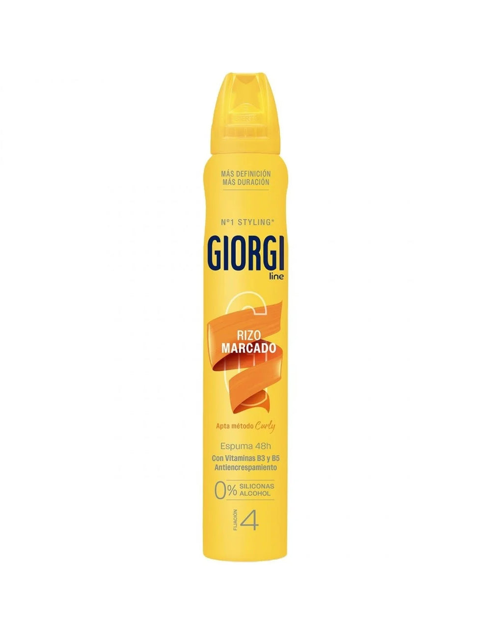 Giorgi LINE Rizos Marcados Espuma Fijadora Método Curly N4 Unisex, 250 ml