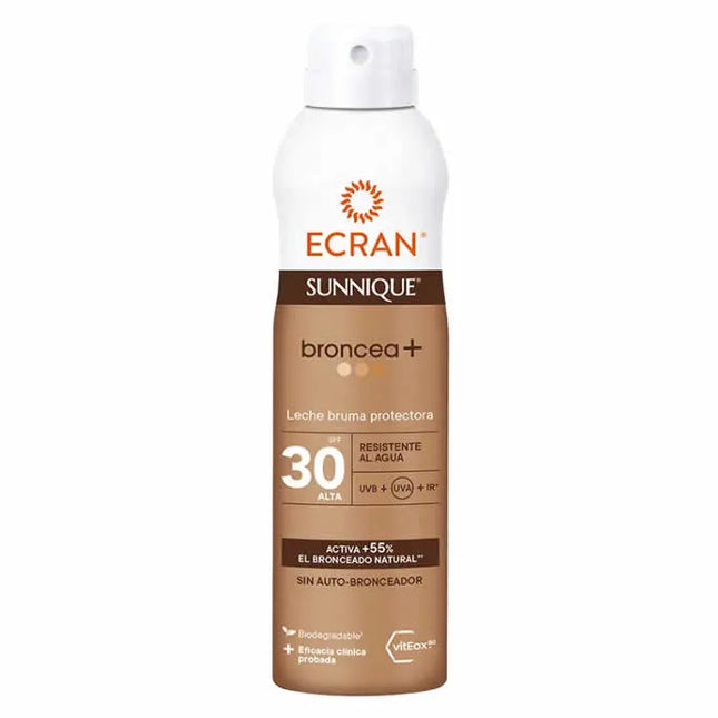 Ecran Sunnique Broncea Protect Spf30 Unisex, 250 ml