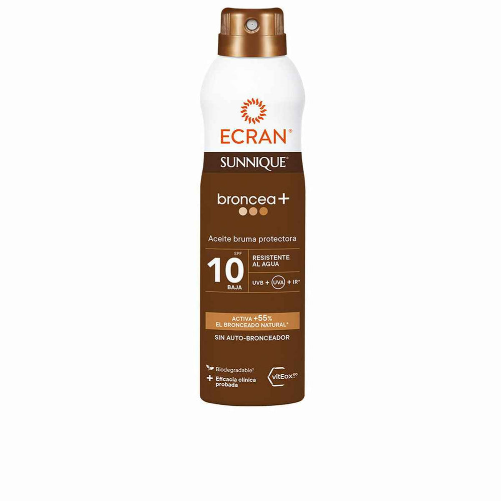 Ecran Sunnique Broncea Aceite Bruma Spf10 Unisex, 250 ml