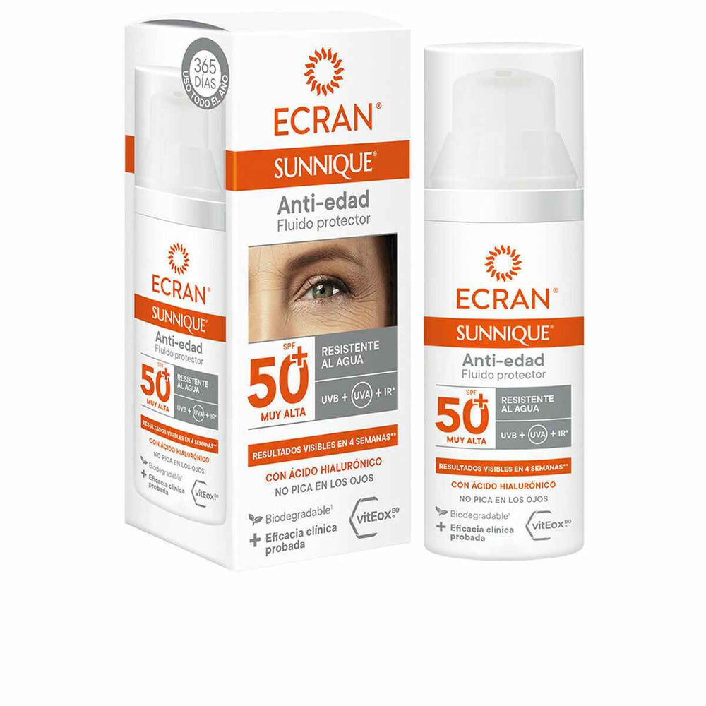 Ecran Sunnique Anti-Edad Facial Spf50 Unisex, 50 ml
