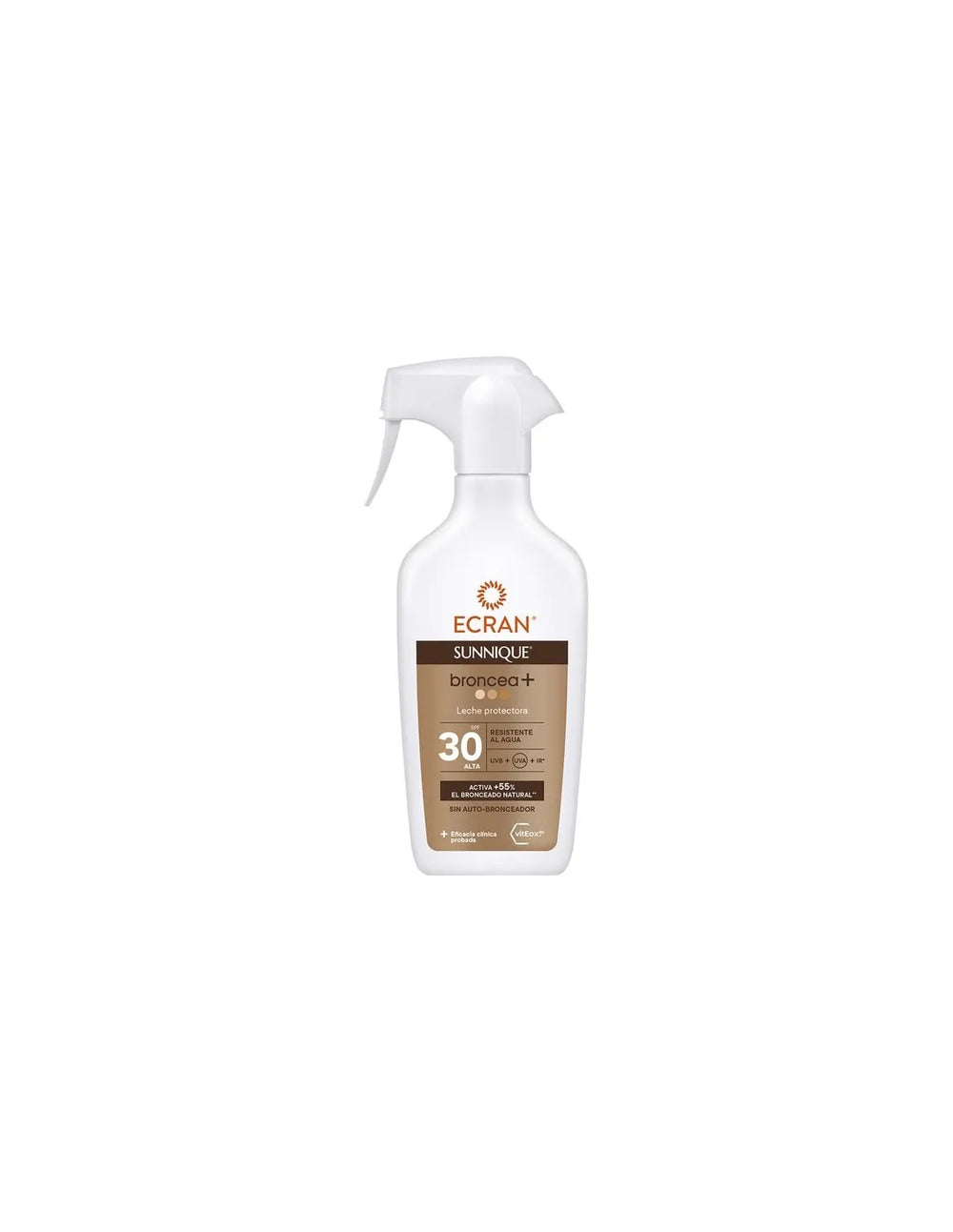 Ecran Sunnique Broncea Pistola Spf30 Unisex, 270 ml