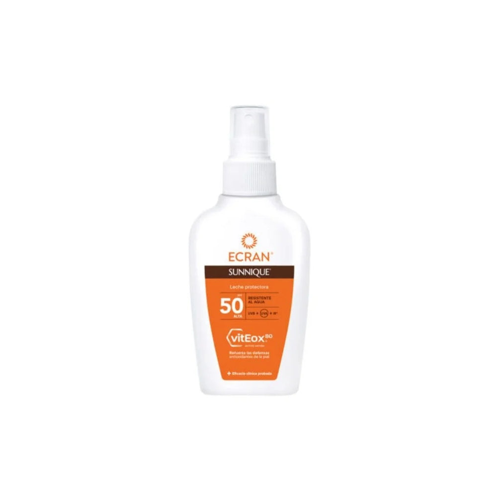 Ecran Sunnique Leche Protectora Spf50 – Spray Unisex, 100 ml