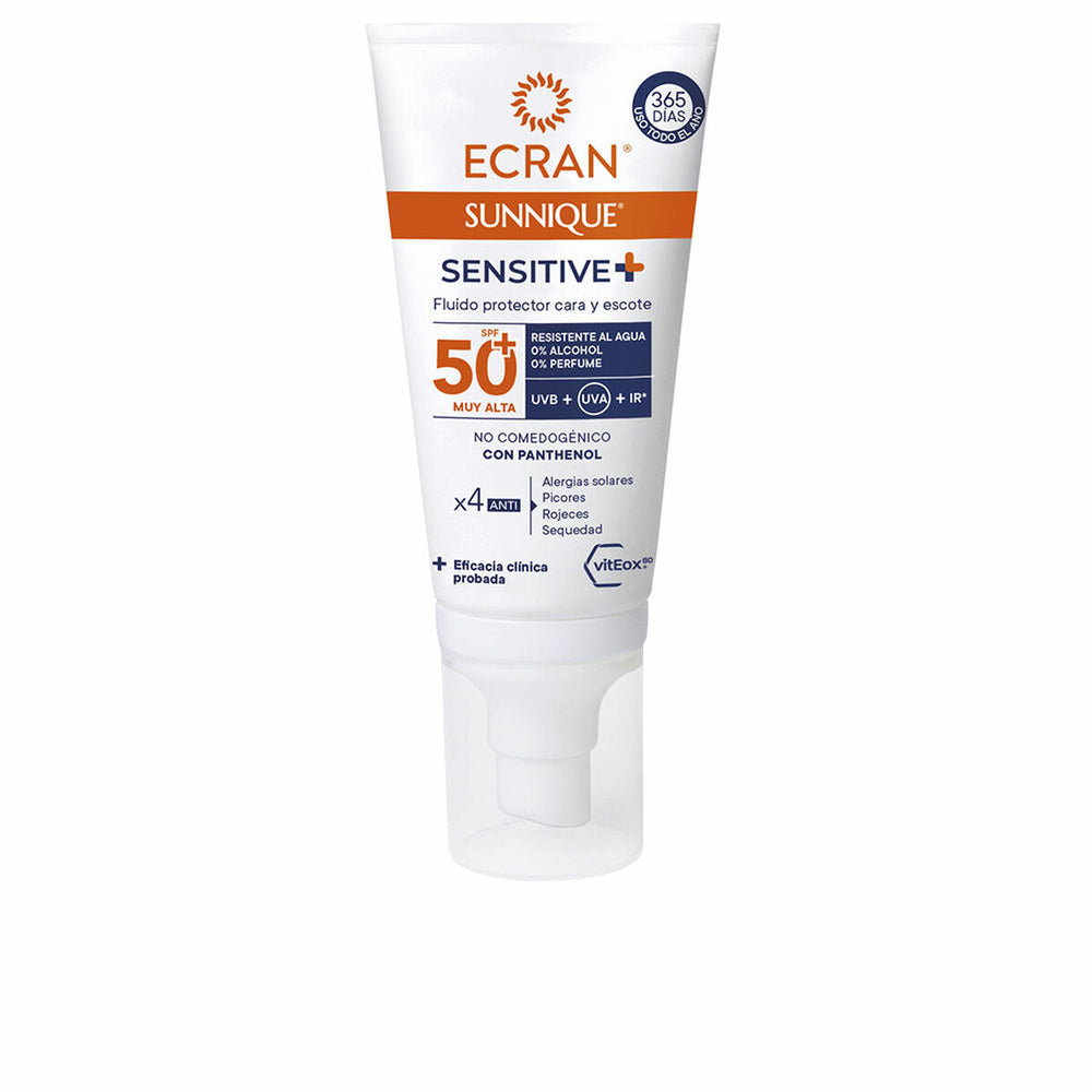 Ecran Sunnique Sensitive Facial Spf50 Unisex, 50 ml