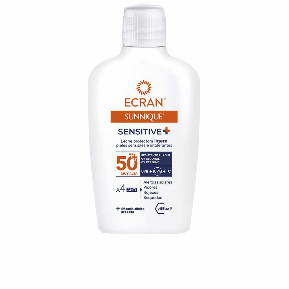 Ecran Sunnique Sensitive Leche Protectora Spf50 Unisex, 200 ml