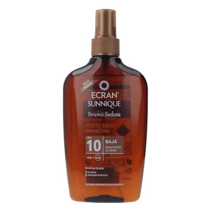 Ecran Sunnique Silky Mist Dry Oil Protector Spf10 Unisex, 200 ml