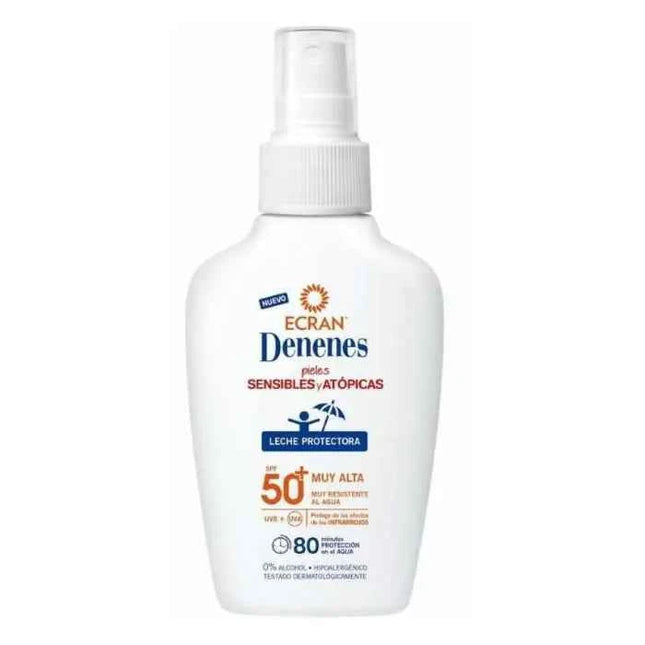 Denenes Solar Protective Milk – Spray Spf50+ Sensitive Skin, 100 ml