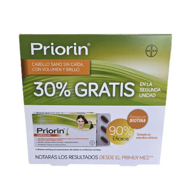 Priorin Capsules 2x, 60 Units