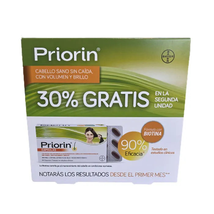 Priorin Capsules 2x, 60 Units
