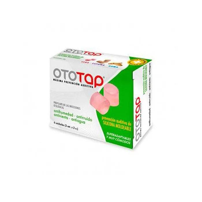 ICO Ototap Silicone Ear Plugs 6U
