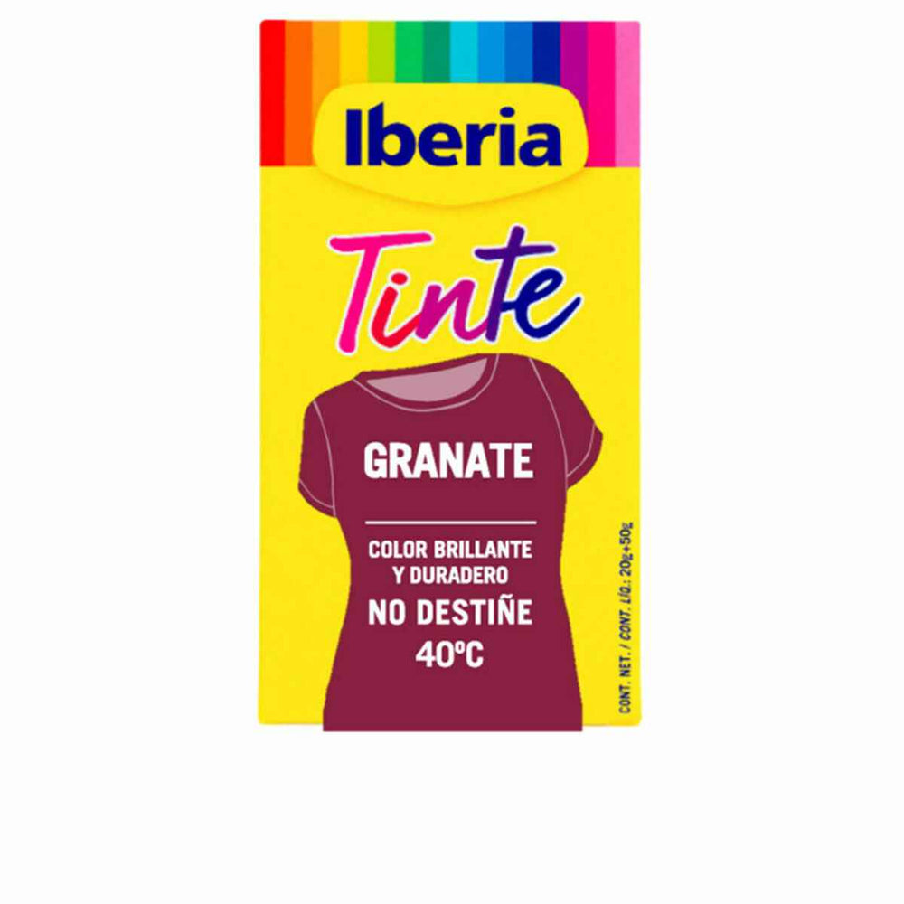 Iberia Tinte Ropa No Destiñe 40 Granate, 70 g