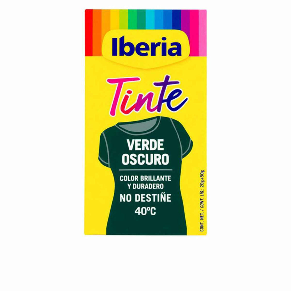 Iberia Tinte Ropa No Destiñe 40 Verde Oscuro, 70 g