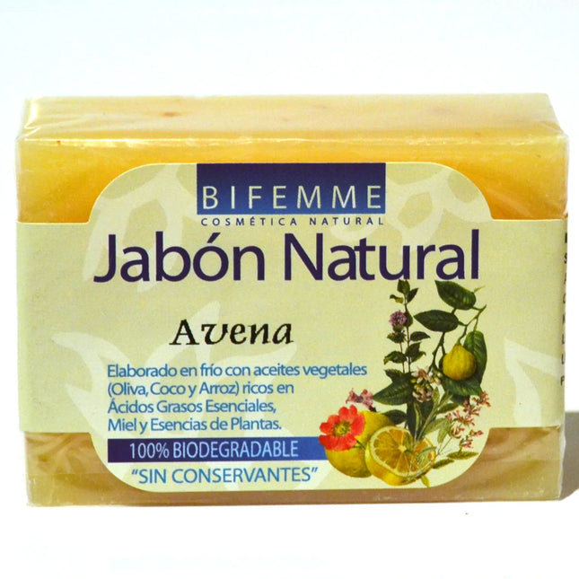 Ynsadiet Jabon Natural Avena, 100 g