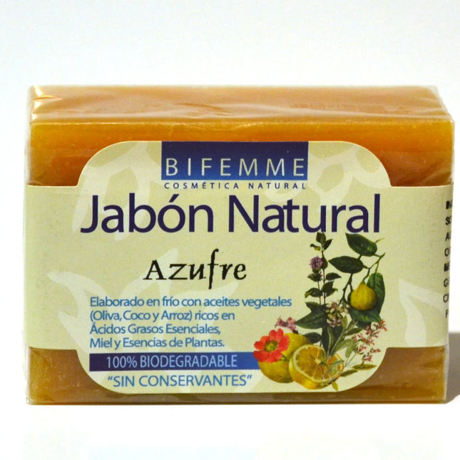 Ynsadiet Jabon Natural Azufre, 100 g