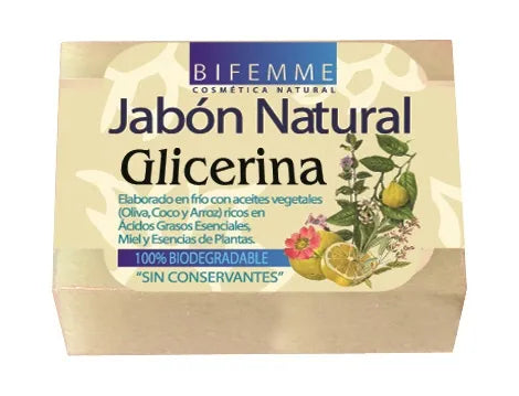 Ynsadiet Jabon Natural Glicerina, 100 g